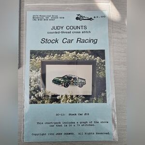 Judy Counts Harry Gant Skoal Bandit #33 Counted Cross Stitch Chart